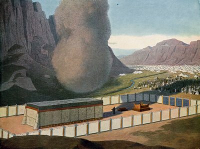 The Holy Tabernacle in the Desert and the Pillar of Cloud by Unbekannt Unbekannt